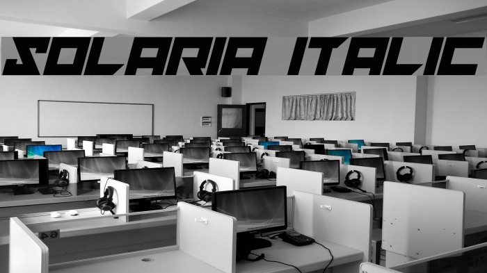 solaria Italic Example 1