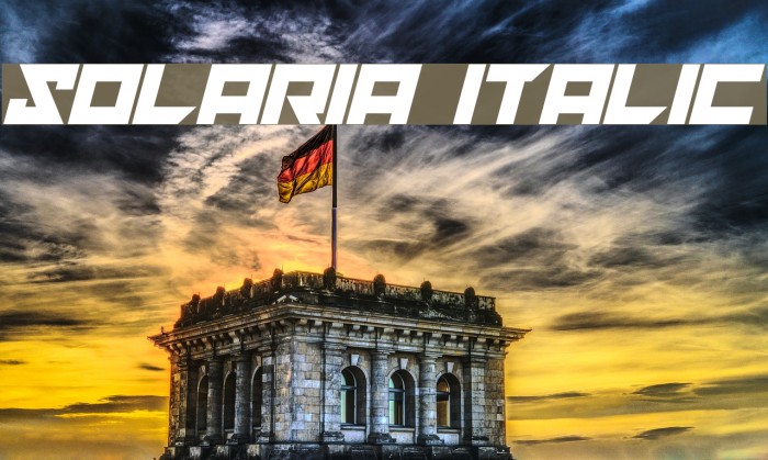 solaria Italic Example 2