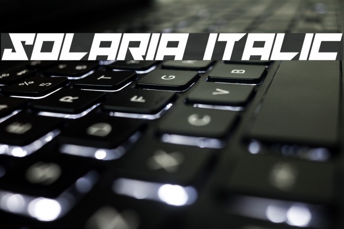solaria Italic Example 3