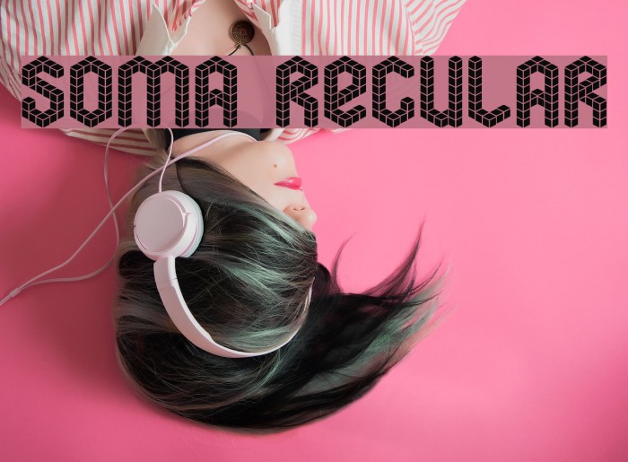 soma Regular Font examples