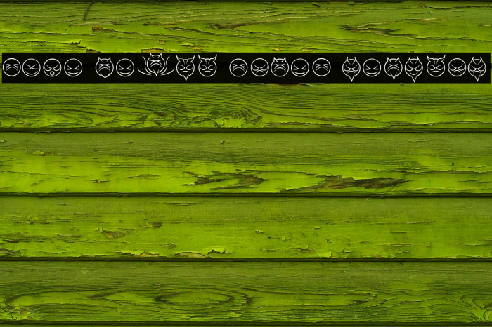 some devil faces Regular Example 2