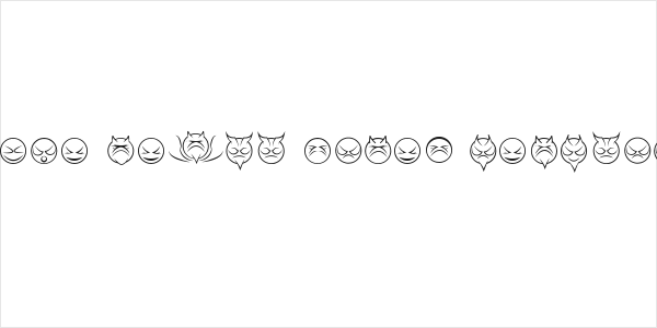 some devil faces Regular Logo