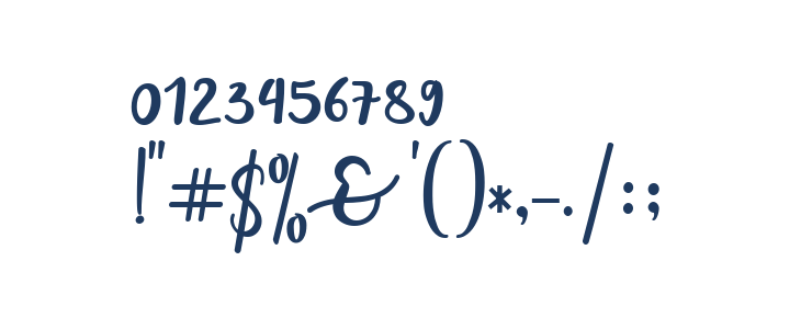 someday-Bold Other Characters