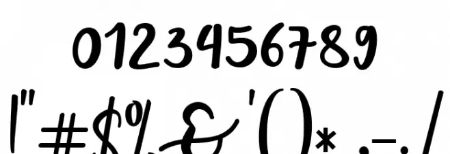 someday-Bold Font OTHER CHARS