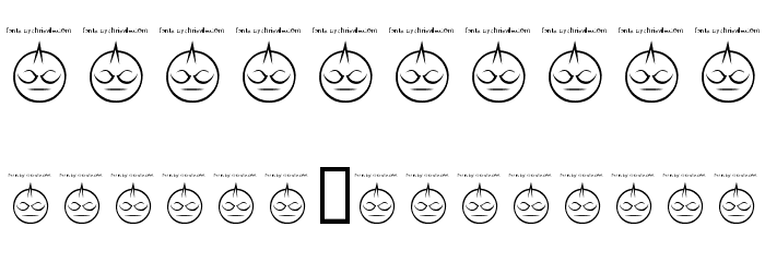 somedevilfaces-Regular Font OTHER CHARS