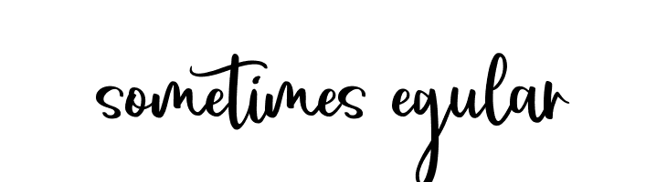 sometimes Regular  baixar fontes gratis