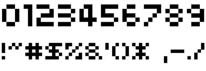 somybmp01_7 Font OTHER CHARS