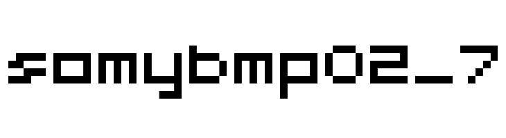 somybmp02_7  font caratteri gratis