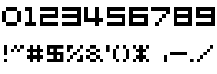 somybmp02_7 Font OTHER CHARS