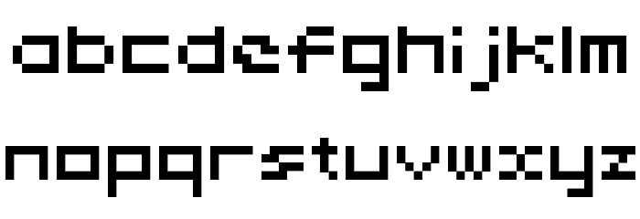 somybmp02_7 Font LOWERCASE