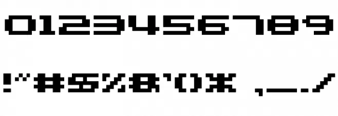 somybmp05_8 フォント その他の文字