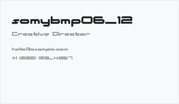 somybmp06_12 Business Card