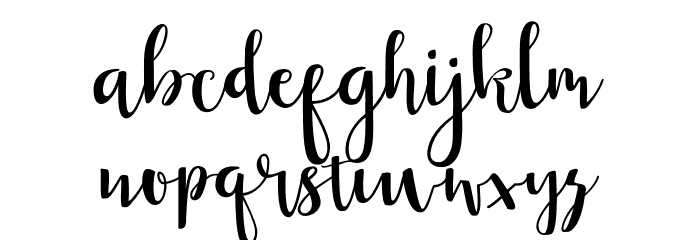 sonya demo version Regular Font LOWERCASE