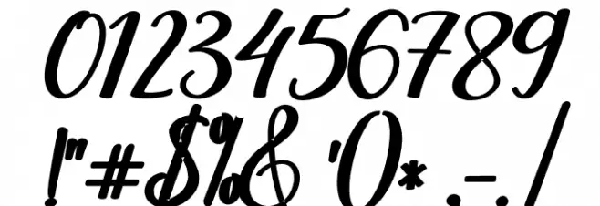 sophia-script Font OTHER CHARS
