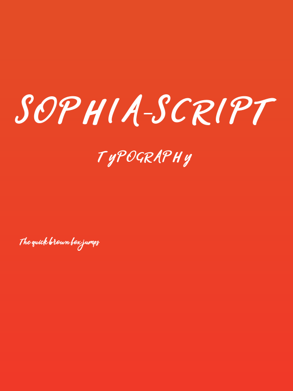 sophia-script Poster
