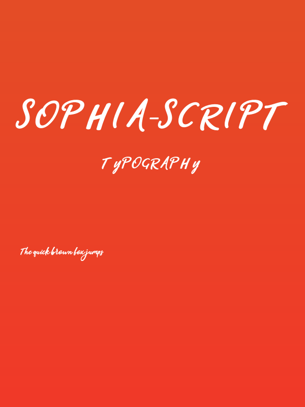sophia-script Poster