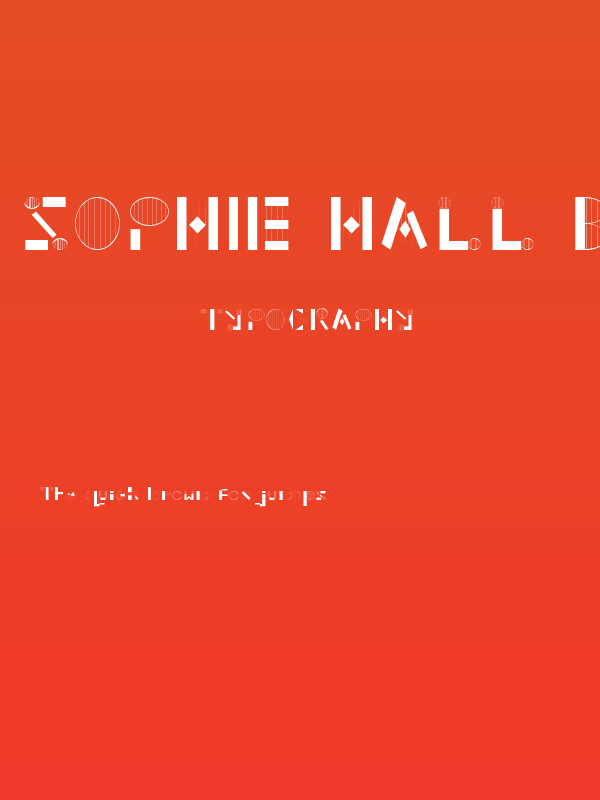 sophie hall baudern Poster
