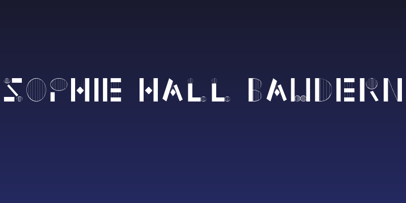 sophie hall baudern Social Header