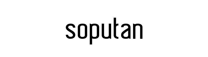 soputan  font caratteri gratis