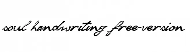 soul handwriting_free-version  Fuentes Gratis Descargar