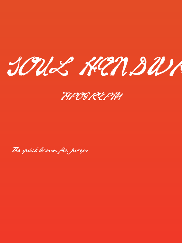 soul handwriting_free-version Poster