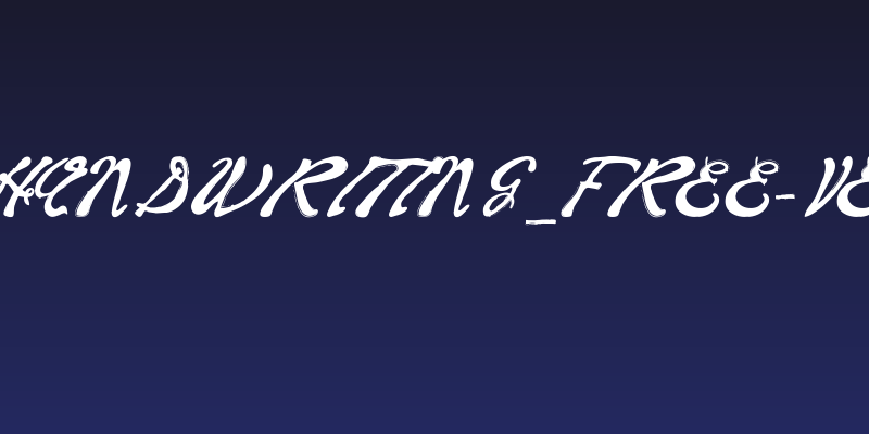 soul handwriting_free-version Social Header