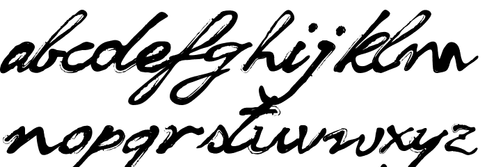 soul handwriting_free-version Polices MINUSCULES