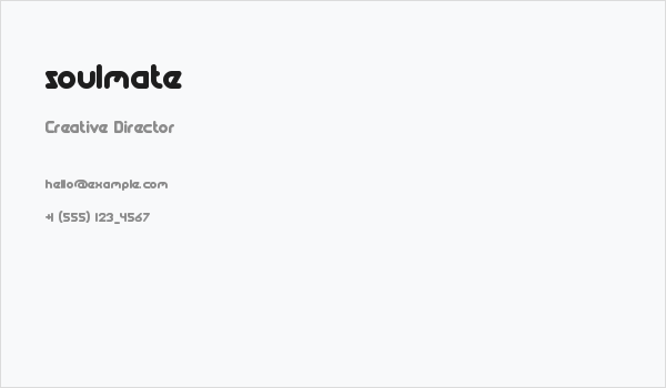 soulmate Business Card