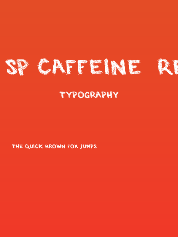SP Caffeine  Regular Poster