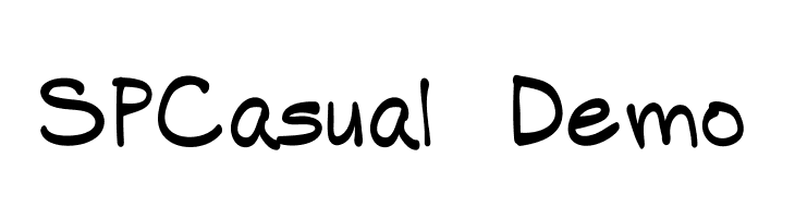 SP Casual-Demo  font caratteri gratis