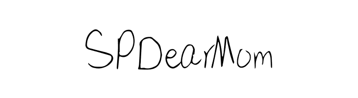 SP Dear Mom Fonte