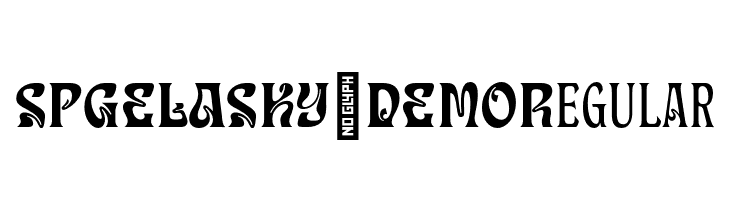 SP GELASKY_DEMO Regular  font caratteri gratis