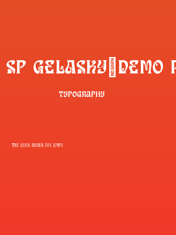 SP GELASKY_DEMO Regular Poster