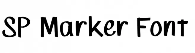SP Marker Font  नि: शुल्क फ़ॉन्ट्स डाउनलोड