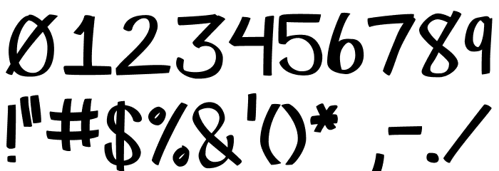 SP Marker Font Font OTHER CHARS