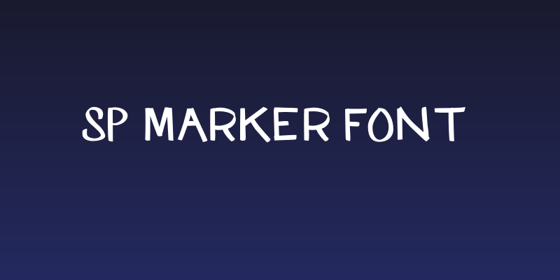 SP Marker Font Social Header