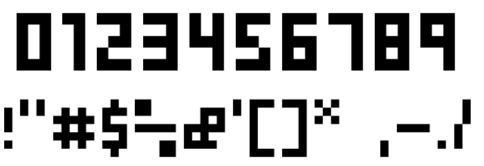 SP1ff Font OTHER CHARS