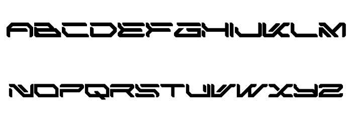 SPACE ARMOR Font UPPERCASE