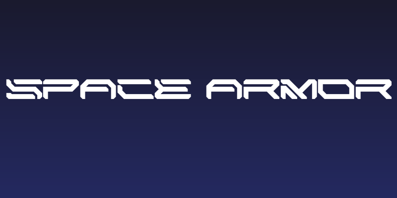 SPACE ARMOR Social Header