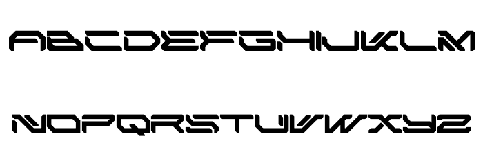 SPACE ARMOR Font LOWERCASE