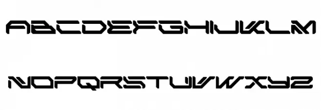 SPACE ARMOR फ़ॉन्ट लोअरकेस