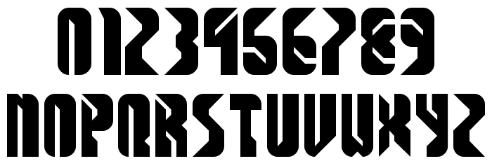 SPACE COWBOYS Regular Font OTHER CHARS