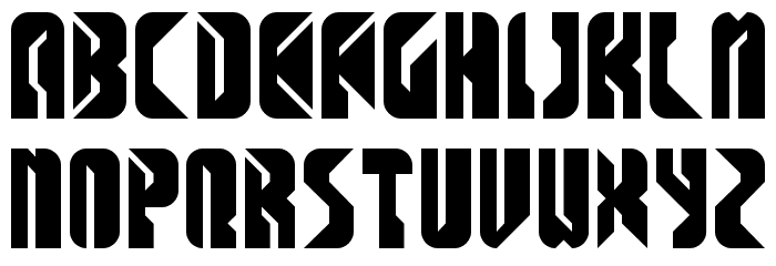 SPACE COWBOYS Regular Font LOWERCASE