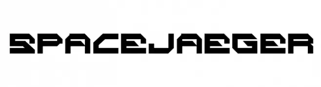 SPACE JAEGER  Frei Schriftart Herunterladen