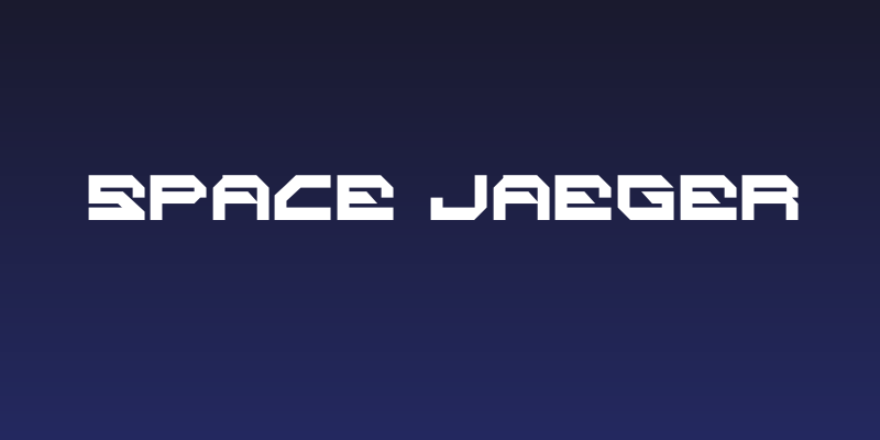 SPACE JAEGER Social Header