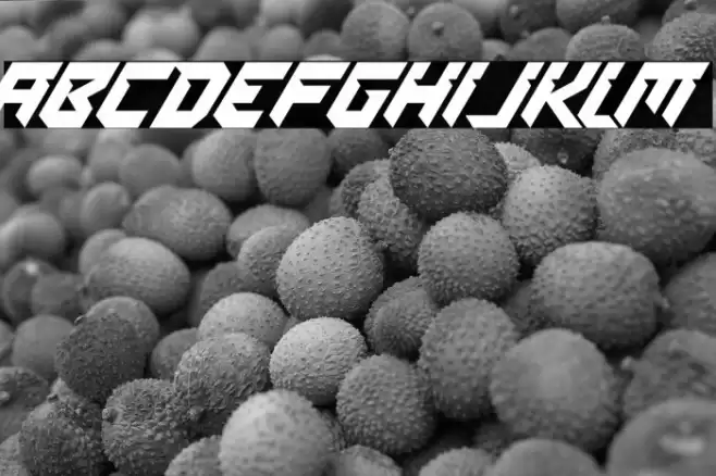 SPACE MISSION Font examples