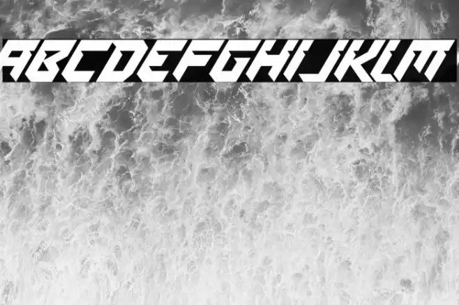 SPACE MISSION Font examples