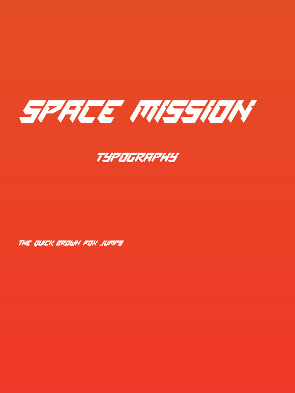 SPACE MISSION Poster
