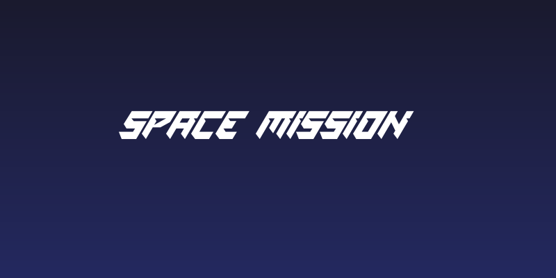 SPACE MISSION Social Header