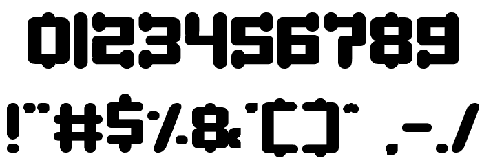 SPACE OBJECT Font OTHER CHARS